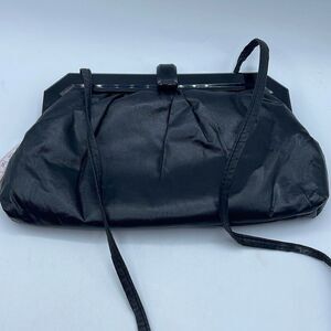 Vintage Holiday Fair 1981 faux leather shoulder bag or clutch. Hong Kong.